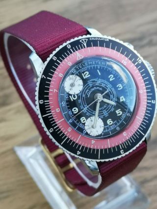 Vintage Lucerne Gents Wristwatch,  Sport Chronograph Very Rare Condi.