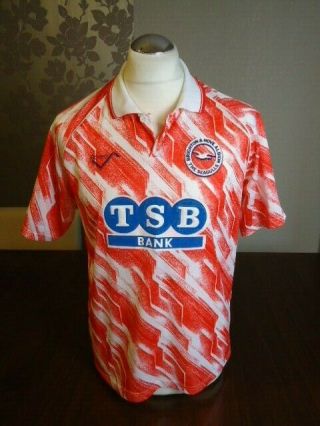 Brighton & Hove Albion 1991 Ribero Away Shirt Medium Adult Rare Vintage