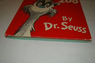 VINTAGE DR SEUSS IF I RAN THE ZOO LARGE HARDCOVER BOOK CLUB EDITION 6