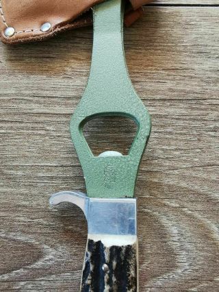 Othello Solingen Axe Hatchet Multi Tool 1960 Vintage Germany Camping Stag Handle 4