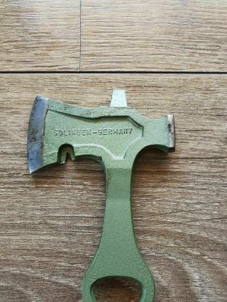 Othello Solingen Axe Hatchet Multi Tool 1960 Vintage Germany Camping Stag Handle 5