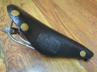 Vintage Ideale Tb 90 Special Competition Rebour Saddle - Black Leater