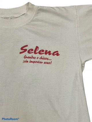 Vintage Selena Quintanilla Amor Prohibido 1995 Promo Shirt Rare 4