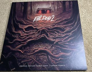 Evil Dead 2 Soundtrack " Ash " Red,  Brown & Blue Vinyl Waxwork Records