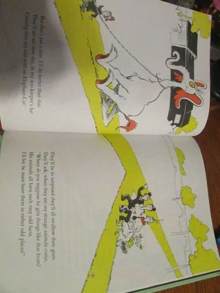 Vintage Dr Seuss If I Ran The Zoo 1977 Book No Writing 4