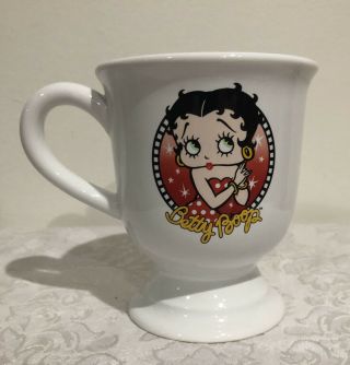 Betty Boop Collectible Pedestal Mug “boop - Oop - A - Doop” Kiss