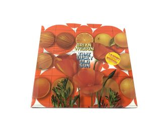Brian Wilson Limited Edition Orange Colored Vinyl Record That Lucky Old Sun
