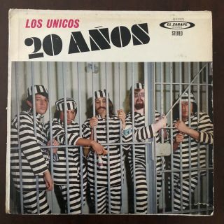 Los Unicos - 20 Años (1972 El Zarape ‎– Zlp - 1071 Rare Tejano Funk) Vinyl Lp Vg,