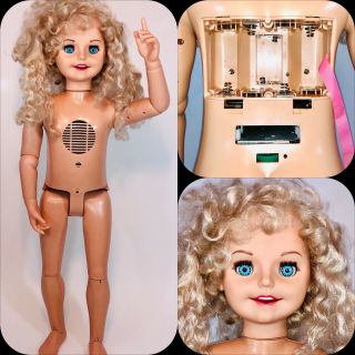 Vintage 1987 Playmates Jill 33” Interactive Talking Doll