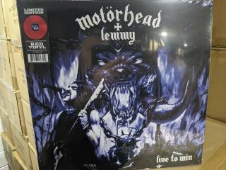 Motorhead,  Lemmy Live To Win 2021 Lp Red Vinyl Overkill Blue Suede Shoes