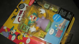 The Simpsons Krusty The Clown Figure On Card By Playmates 2000