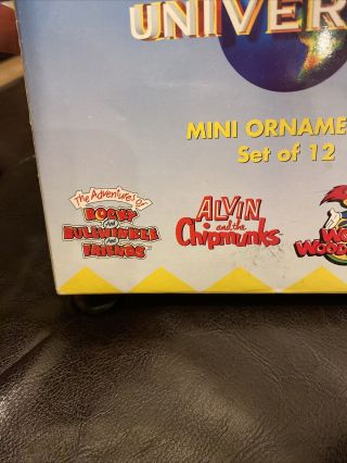 Universal Mini Ornaments Complete Set Of 12 With Rocky And Bullwinkle,  Etc. 2
