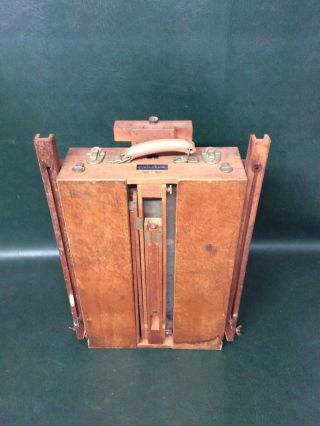 Vintage Wood Grumbacher Plein Air Folding Travel Artist Easel No 286 Made France