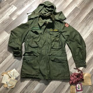Vintage M51 M1951 Field Jacket Og Small Long Korea Early Vietnam Us Army Bonuses