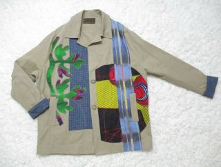 Vintage Koos Van Den Akker Unisex Patchwork Embroidered Jacket