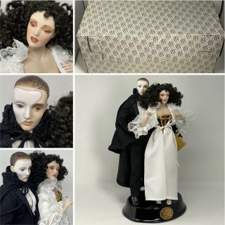 Franklin Phantom Of The Opera Porcelain Heirloom Dolls Rare Vintage 1986