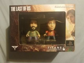 The Last Of Us Joel And Ellie Titans Vinyl Figure Collectible Set
