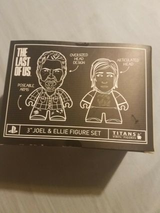 The Last of Us Joel and Ellie Titans Vinyl Figure Collectible Set 3