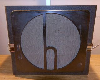 Vintage Hallicrafters 12 " Pm Speaker Cabinet - For Skyrider Receiver