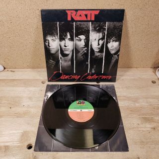 Ratt Lp Dancing Undercover 1986 Vinyl V.  G 81683 - 1 Atlantic
