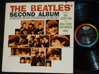 The Beatles Second Album Lp 1964 Vg,  Mono Capitol Lp T - 2080 Test Played