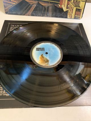 Pink Floyd ANIMALS Vinyl LP Record COLUMBIA 1977 Gatefold Album JC34474 w/Sleeve 2