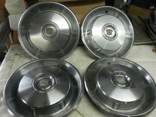 1966 1967 Cadillac 15 Inch Hub Caps Wheel Covers Cool Vintage Automotive