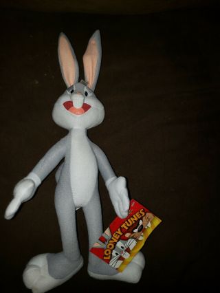 Warner Bros Looney Tunes 18 " Bugs Bunny Plush; By Toy Factory With Tags