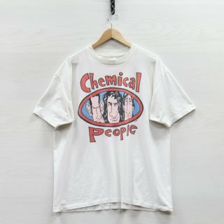 Vintage 1991 Chemical People Angels Devils Tour T - Shirt Xl 90s Punk Rock Band