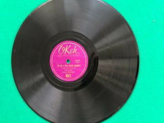 78 Rpm - Billie Holiday - 1930s - 40s Jazz,  Song Stylist - Gloomy Sunday/ Low Down Grv