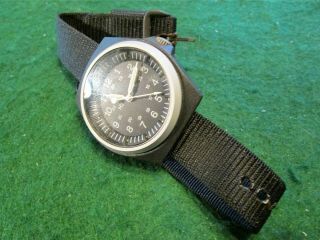 VINTAGE U.  S.  Military Stocker & Yale Sandy 490 Wrist Watch,  Dated 1991 5