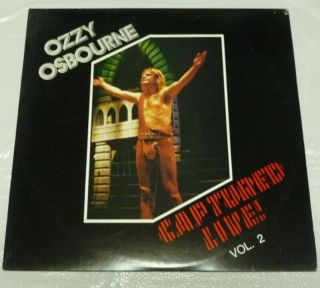 Ozzy Osbourne Captured Live Vol.  2 Live In Los Angels 1982 Lp Jet Records Vinyl