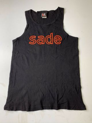 Rare Vintage Sade Tank Top Shirt Giant Tour Concert Merchandise Size Xl