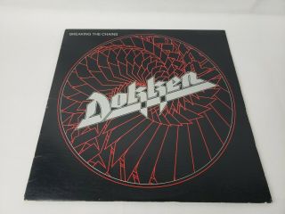 Dokken Breaking The Chains Vinyl Lp Album 1983 Elektra Records 60290 - 1