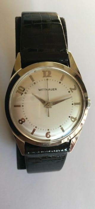 Vintage Longines Wittnauer Watch Swiss 17 Jewels Classic Dial Hand Winding Rare