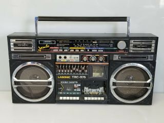 Vintage Lasonic Trc - 975 Jumbo Radio Stereo Cassette Ghettoblaster Boom Box Parts