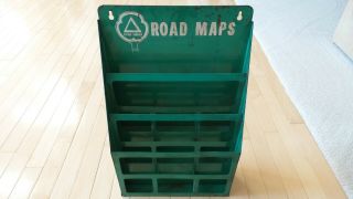 Vintage Cities Service Map Rack with 9 Vintage Cities Service Maps 5