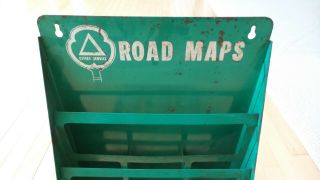 Vintage Cities Service Map Rack with 9 Vintage Cities Service Maps 6