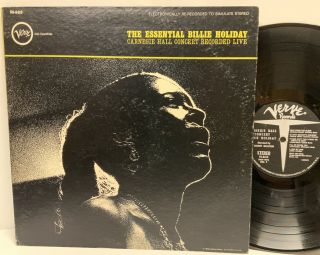 The Essential Billie Holiday,  Lp,  Recorded Live - Carnegie Hall,  Nov.  1956 Verve
