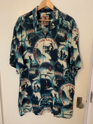 Mambo Vintage Rayon Loud Shirt - Morning Of The Earth - Size Xxl