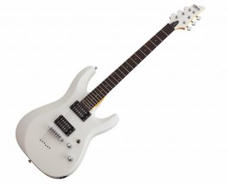 Schecter C - 6 Deluxe 6 - String Electric Guitar - Satin White - -