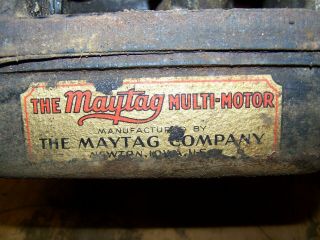 Antique/Vintage Maytag Hit Miss Engine Model 72D Motor Twin Kick Start 4