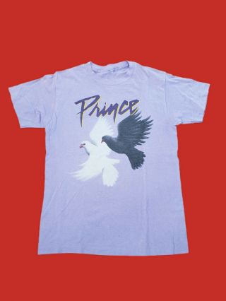 Vintage 1984/85 Prince Purple Rain Tour Shirt Large