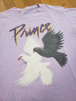 Vintage 1984/85 Prince Purple Rain Tour Shirt Large 3
