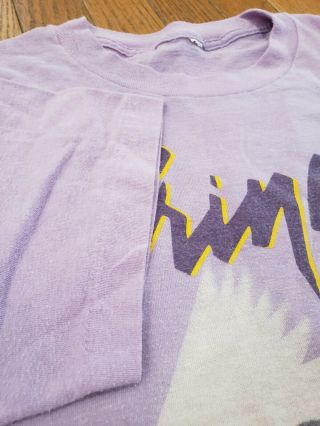 Vintage 1984/85 Prince Purple Rain Tour Shirt Large 4