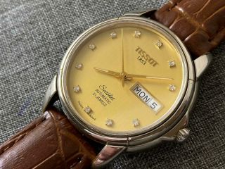 Vintage Tissot 1853 Seastar 30m Nos Day/date Automatic Gents Watch,  Swiss Made