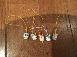 At That Time Tottoko Hamtaro Hamutaro Very Cute Figure Strap With String Set 5