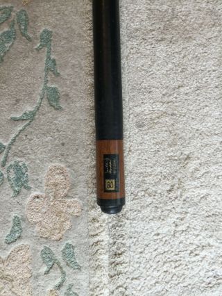 Vintage Willie Hoppe Pro Titlist two - piece Pool / House Cue 2