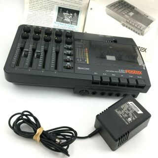 Vtg Fostex X - 18h High Speed Multitracker Analog Cassette 4 - Track Music Recorder