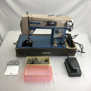 Vintage Morse Zig Zag 4300 Sewing Machine Heavy Duty Japan